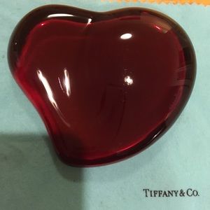 Tiffany & Co Heart Paperweight